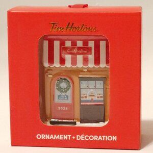 TIM HORTON'S ORNAMENT 2024 Tim Hortons Bake Shop Store Front Christmas Ornament
